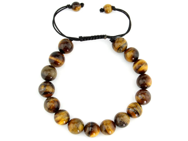 Natural Genuine Tiger Eye Lucky Gemstone Bracelet