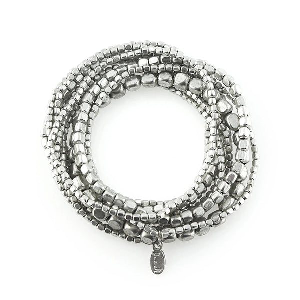 Silver Bead Bracelet