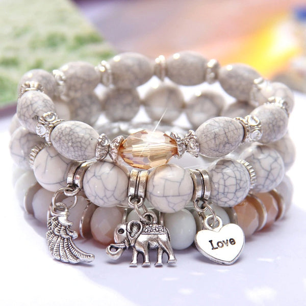 Charms Bracelet Elephant Pendant