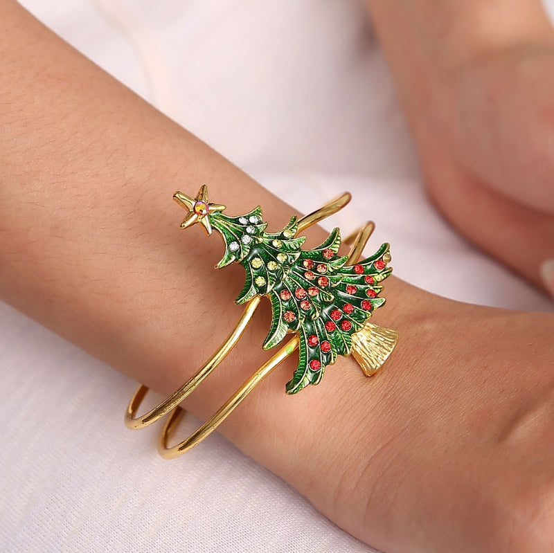 beautiful Chirstmas Tree Bracelet