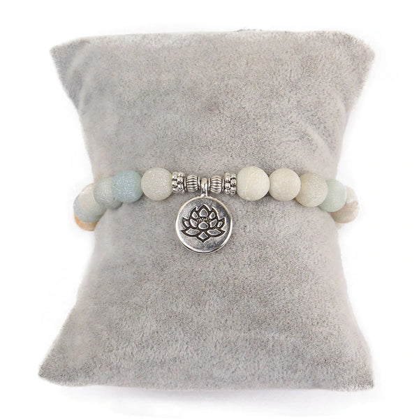 Lotus Buddha Charm Bracelet