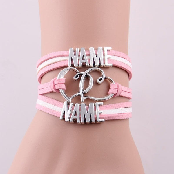 Handmade custom name bracelet